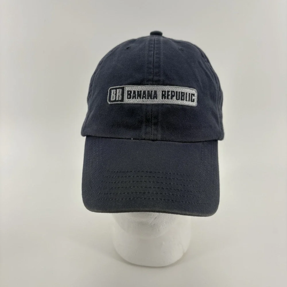 Vintage Banana Republic Baseball Hat Cap Adjustable Navy‎ One Size